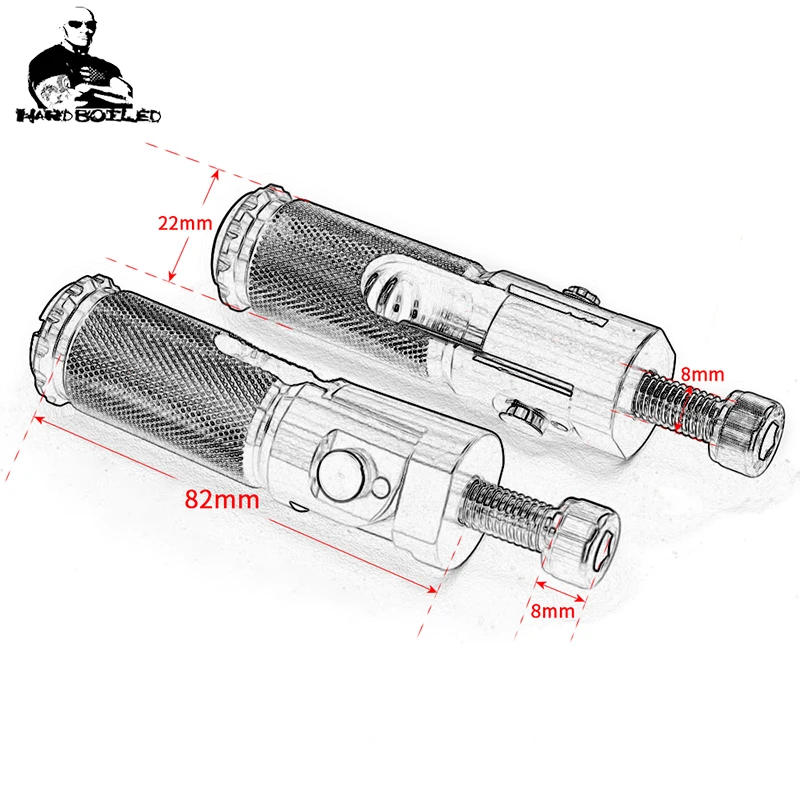 1 пара мотоциклетных задних передних подножек подножки для Yamaha Honda Ducati Suzuki Aprilia BMW