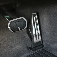 stainless steel car foot pedal pad fuel accelerator gas pedal brake pedal cover for bmw x1 f48 x2 f39 auto styling accessories