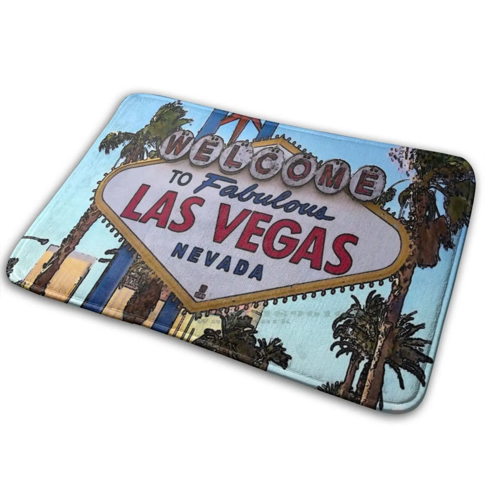 Детский коврик Лас-Вегас ковер Противоскользящий для входной двери в спальню США