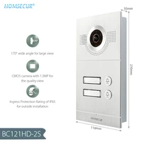 homsecur 170%c2%b0 bc121hd 2s outdoor unit for hdk video door phone intercom system only works with hdk series indoor monitor