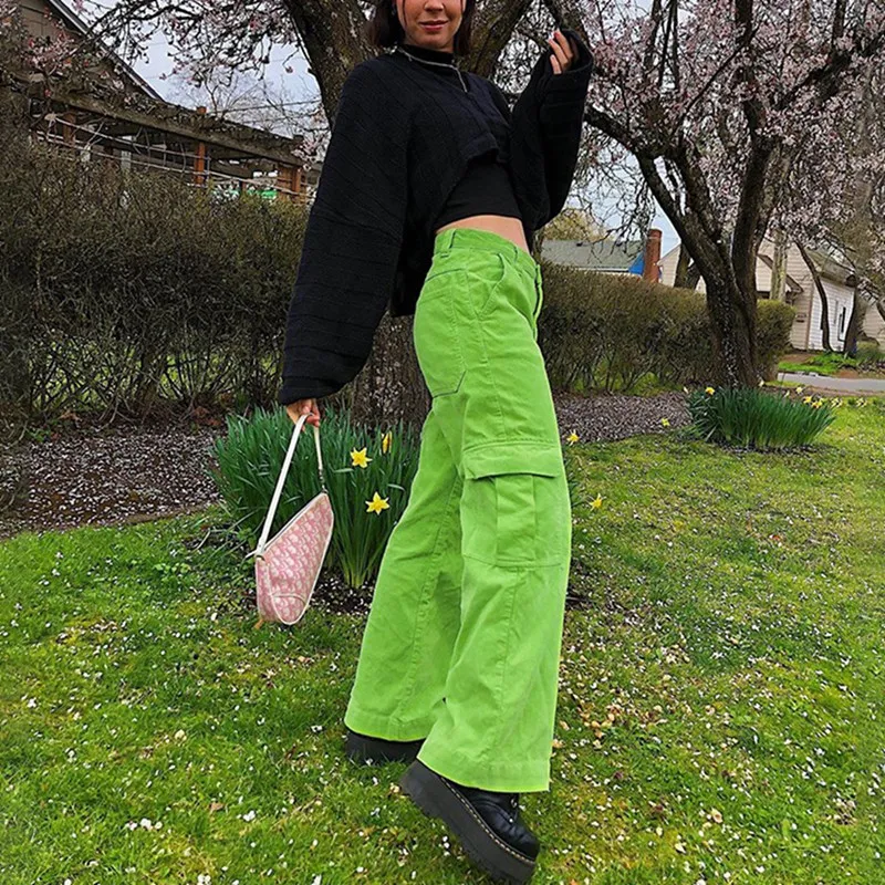 

Women'S Corduroy Women'S Pants Large Pocket Cargo Pants