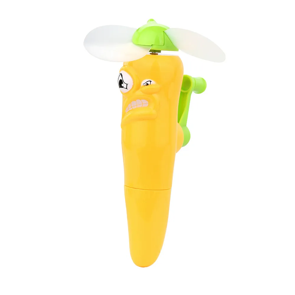 

2 in 1 portable handheld small fan cartoon pepper and ballpoint pen outdoor travel cute portable mini fan ballpoint pen L4