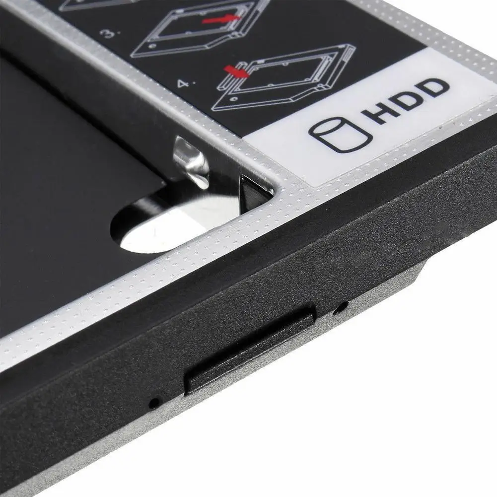 12,7 мм SATA 3,0 2nd HDD Caddy 2," чехол для SSD, HDD жесткий диск Корпус DVD адаптер 2 ТБ для ноутбука CD-ROM оптического устройства
