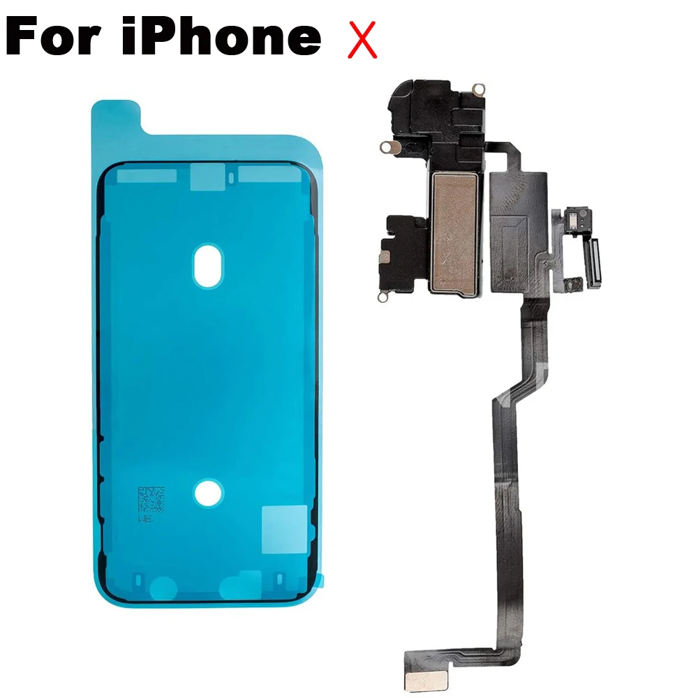 Ear Speaker With Light Sensor Flex Cable And Screen Waterproof Glue For iPhone X XR XS XSMax images - 6