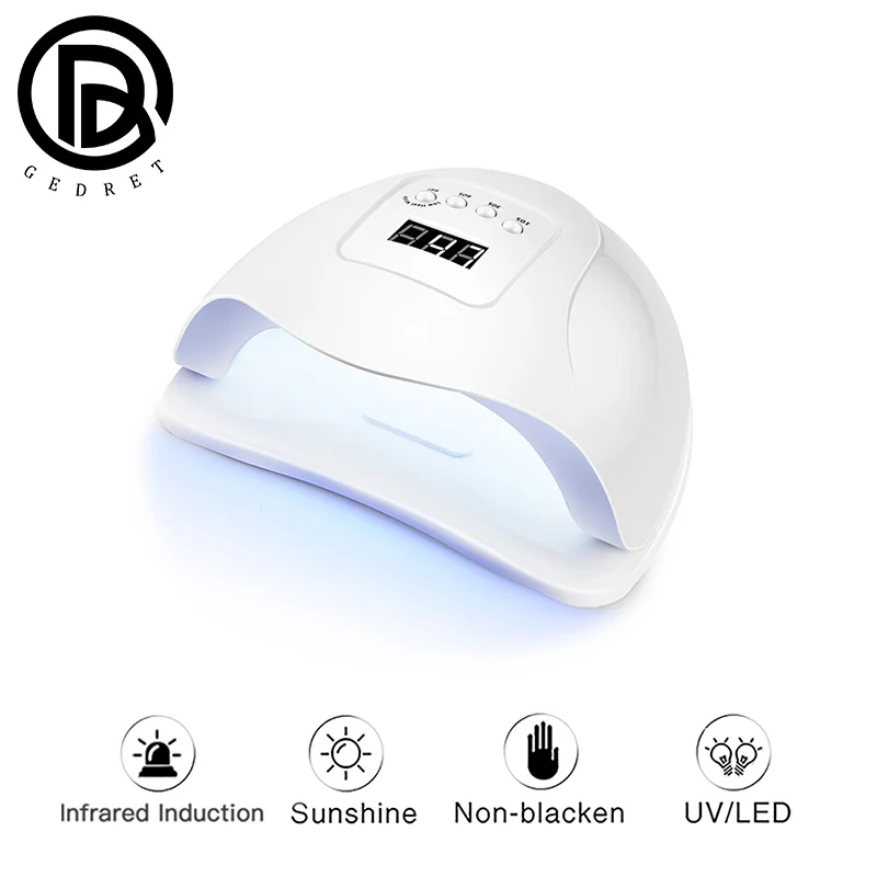 GEDRET 36 шт. УФ светодиодные лампы для ногтей сушилка 80 Вт лед лампа маникюра и