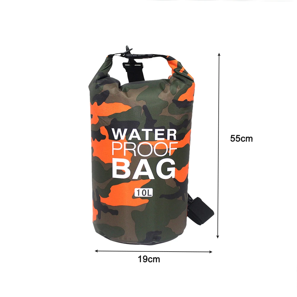 

PVC Waterproof Dry Bag Sack 5L 10L 20L Camouflage Outdoor Diving Men Women Sailing Canoes Boating Water Rafting River Trekking