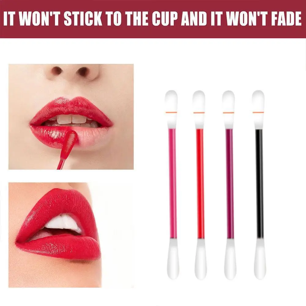 20 шт./корт. Сигаретная хлопковая Помада Мини Портативный 4 цвета Блеск для губ