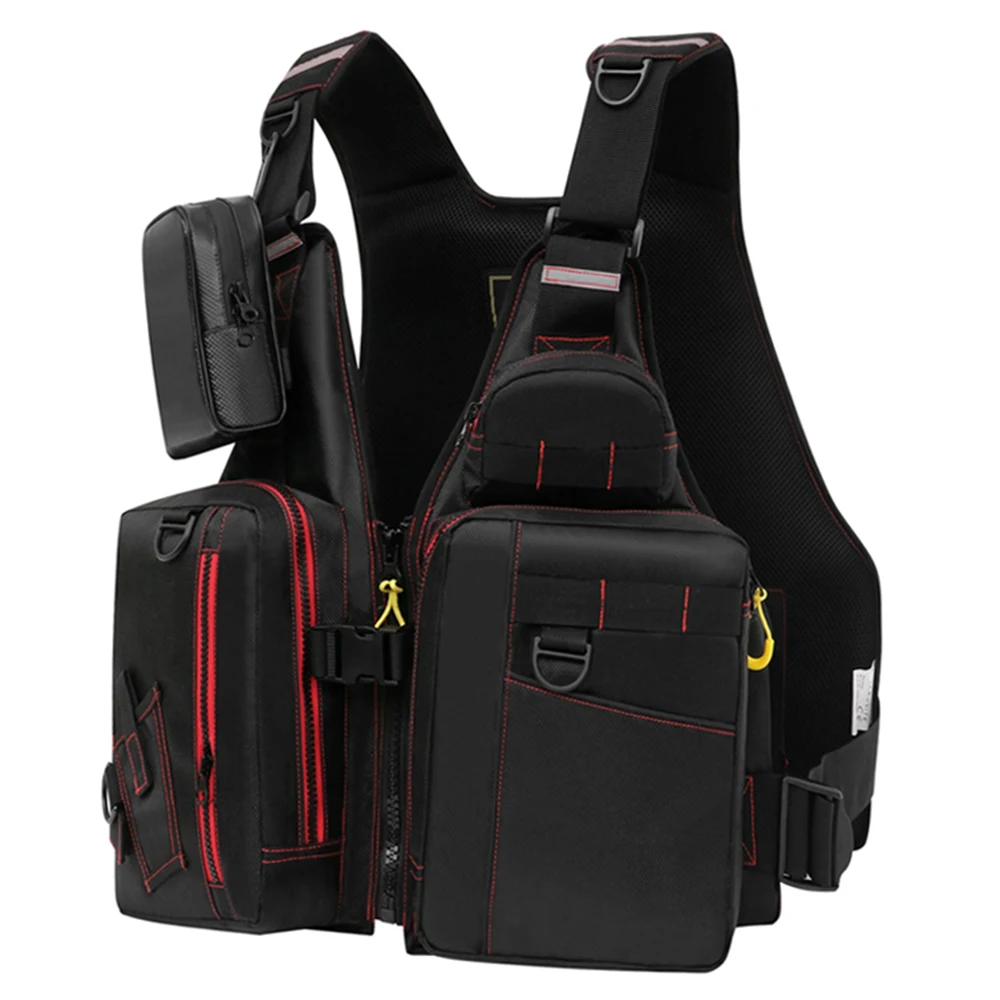 Спасательный жилет для рыбалки профессиональный спасательный с несколькими