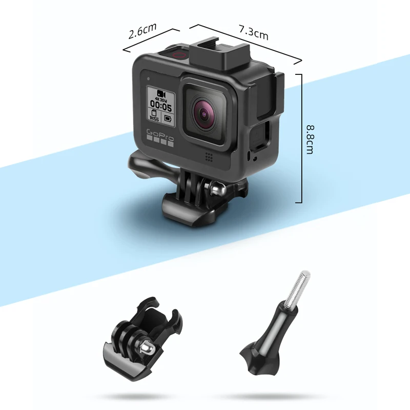 Новинка 2019 стандартная защитная рамка из алюминиевого сплава чехол для GoPro Hero 8