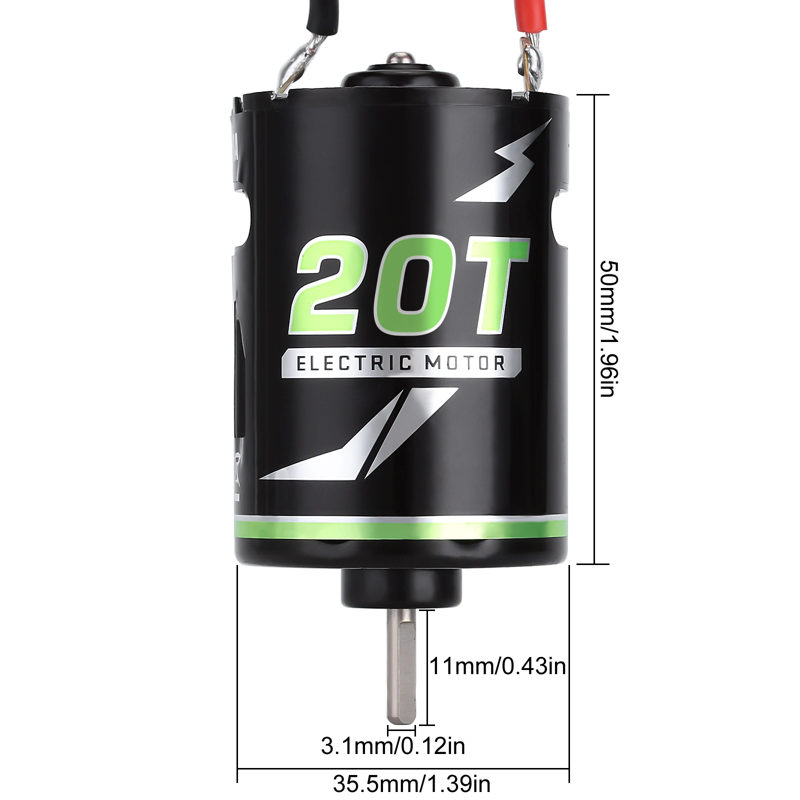 injora 20t 27t 35t 45t 540 щеточный двигатель для
