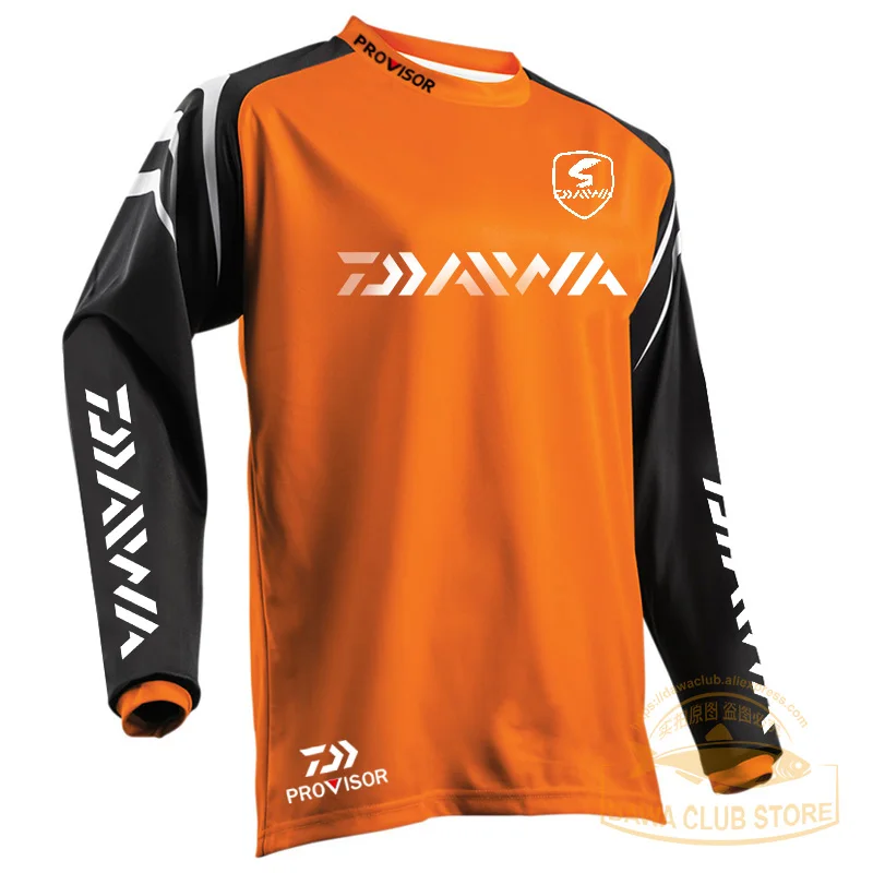 DAIWA Fishing Clothing Quick-Drying Sun UV Protection T Shirt Vests Sports Clothes Fishing Clothes Fishing Shirts Cycling Wear - Цвет: 888
