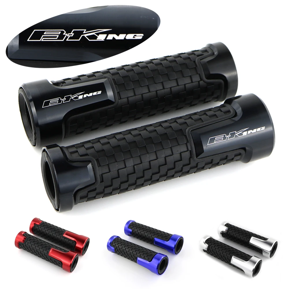 

Алюминиевая рукоятка CNC для Suzuki GSX1300, аксессуары для мотоциклов B-King, ручки руля двигателя, Нескользящие резиновые ручки