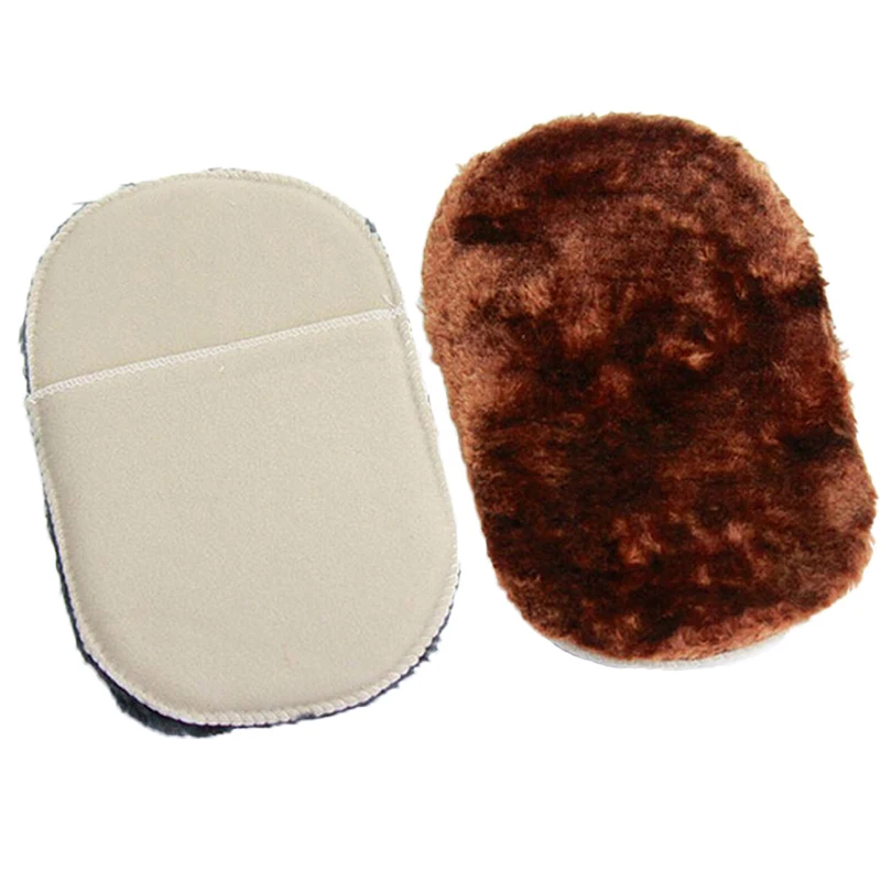 1 шт. новинка портативная Мягкая шерстяная полировальная обувь чистящие перчатки