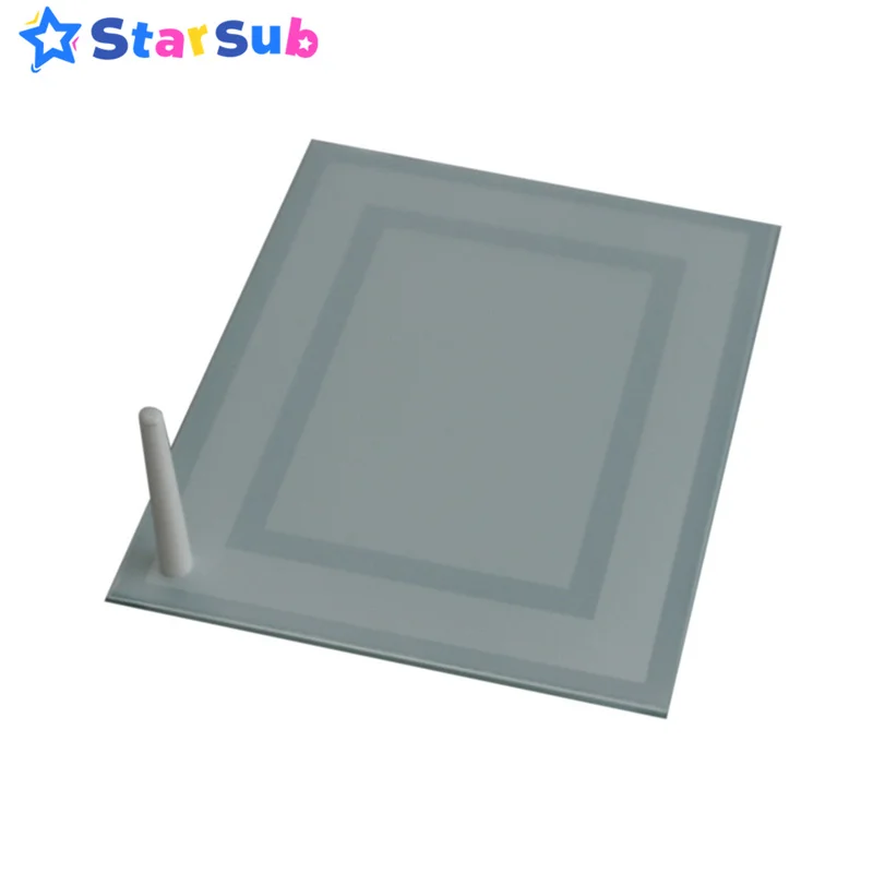 8 дюймов сублимационная пустая стеклянная Фоторамка двойная зеркальная рамка 25