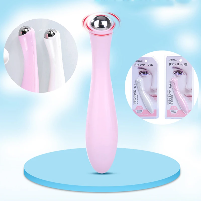 

Portable 360 Degree Manual Eye Massager Ball Massage Roller Women Soothing Dark Circle Nutrition Premium Random Color