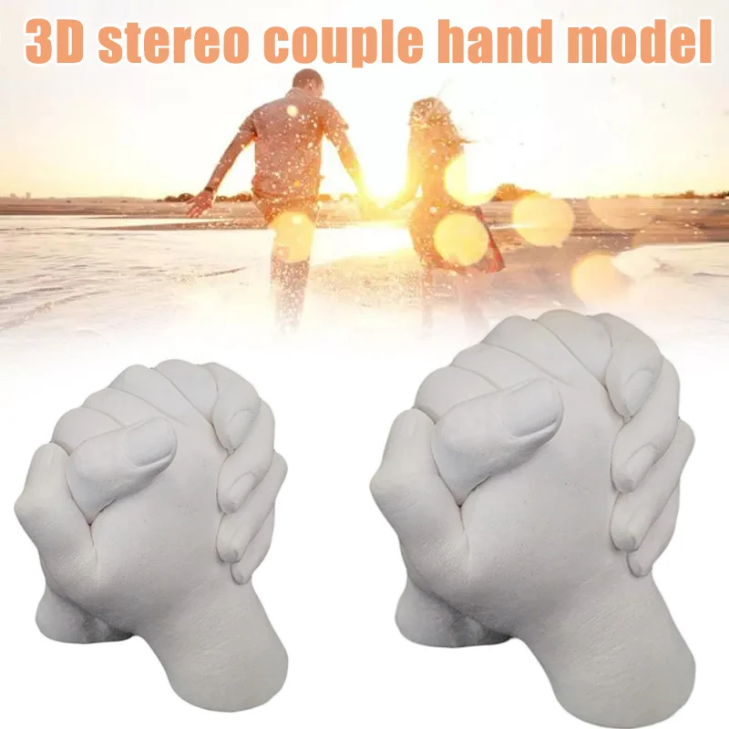 

3D Handmade Mini Handprints Footprints Model Powder Gifts Mold DIY Hand Foot Casting Kit Clone Powder Set FBS889
