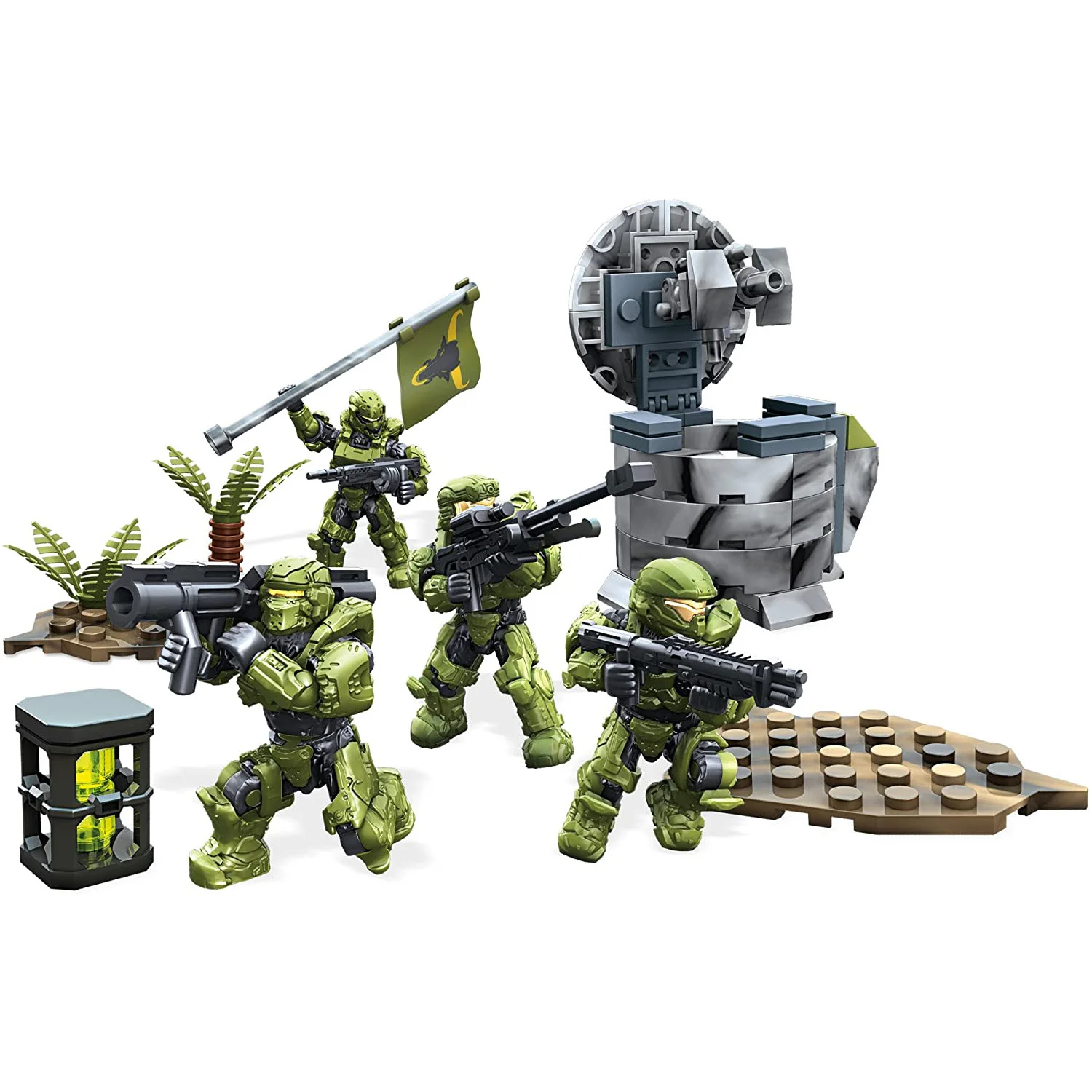 Mega Bloks MEGABLOKS Halo UNSC Fireteam Taurus Warrior 152 шт./pzs детские игрушки для праздника детей 8