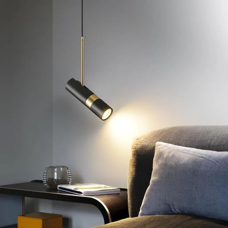 

Modern Bedside Kitchen Pendant Light Fixture Popular Suspension Lamp LED Spot Lighting Direction Adjustable Pendant Hang lamp