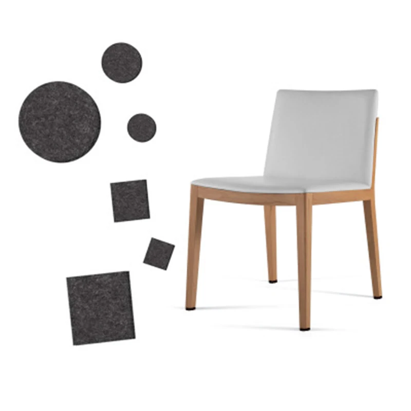 

Furniture Pads 9 Pieces Self Adhesive Felt Pads Cuttable Felt Chair Pads Anti Scratch Floor Protectors for Furniture Leg H88F