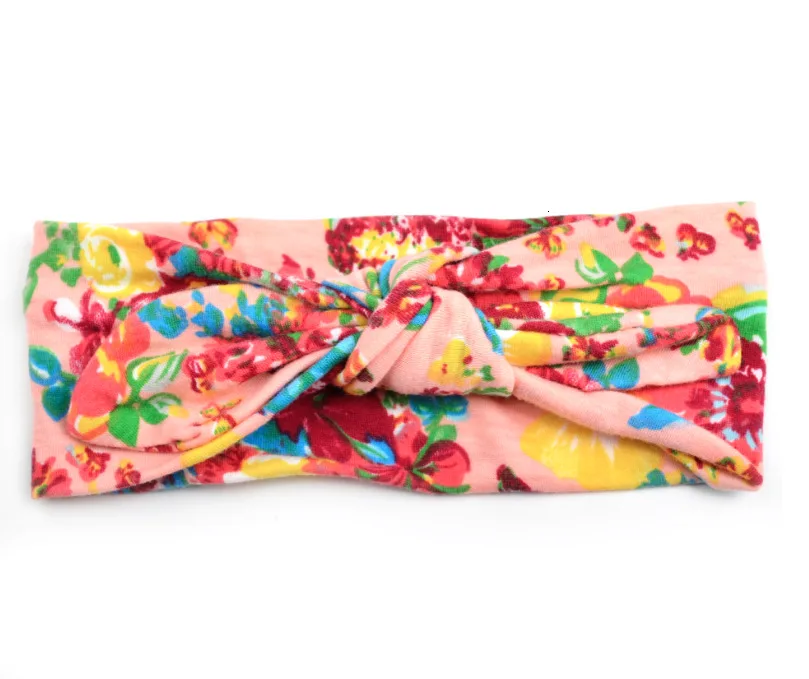 

baby girl headband Infant hair accessories cloth band bow newborn Headwear tiara children hairband Print Toddlers floral flo`wer