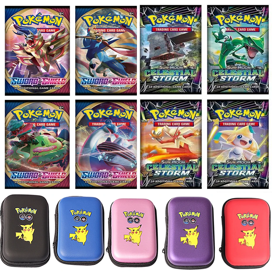 

42PCS/BOX SUN&MOON TEAM UP GX MEGA Pokemon Shining Card Game Battle Carte Trading Cards Game Children Pokemons Toys for Children