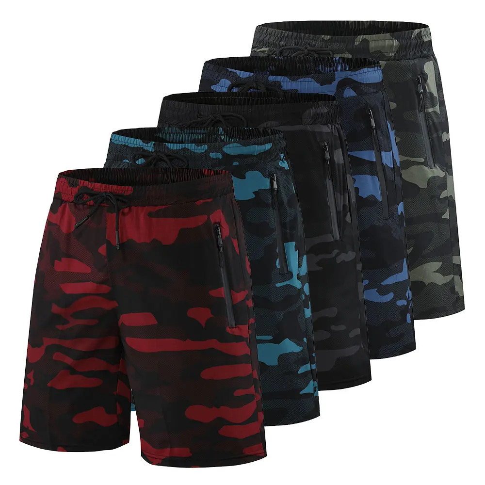 2022 Summer Running Shorts Camouflage Sports Jogging Shorts Fitness Training Quick-Drying Men's Fitness Shorts Men's Shorts