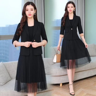 

Spring Two Piece Set Top And Skirt Luxury 2 Piece Set Women Korean Woman Suit Jacket And Skirt Set Ensemble Femme Deux Pieces