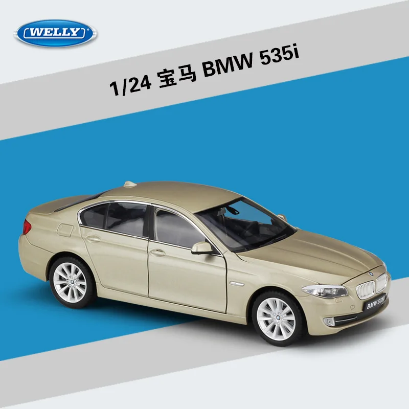 

WELLY 1/24 Car BMW 535i Simulation Metal Diecast Model Car Kids Toys Gifts