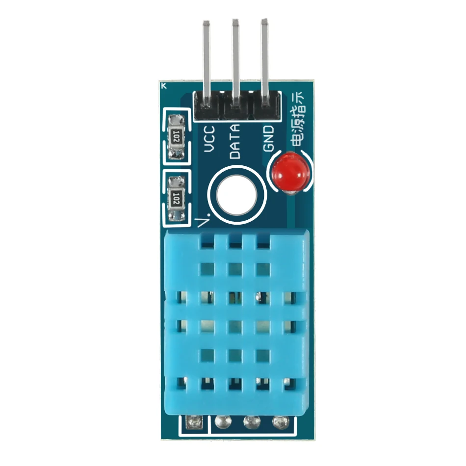 Датчик температуры и относительной влажности DHT11 модуль с кабелем для arduino Diy