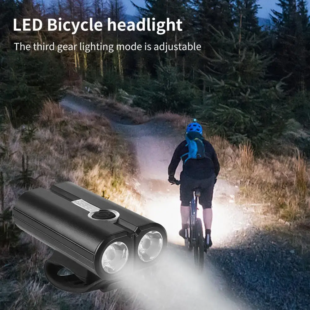 Convenient Bike Headlight Safe Portable Anti-slip Easy Installation Bike Headlight  Bike Front Light    Bike Headlight