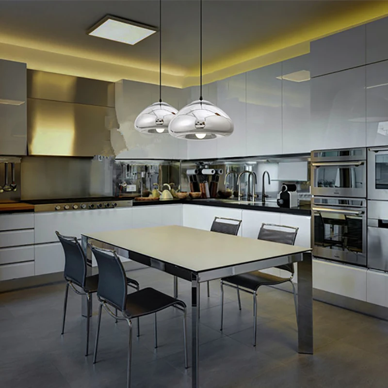 Современный стеклянный подвесной светильник в стиле арт деко новинка