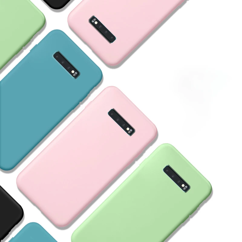 

Чехол для Samsung S10 S21 Ultra A10 A20 A30 A40 Funda A50 A50S A30S A70 A51 A71, роскошный силиконовый мягкий чехол, ультратонкая задняя крышка