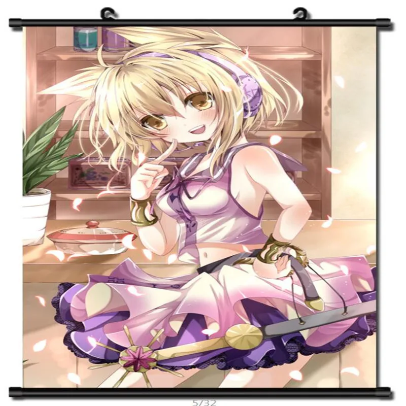 Японское аниме проект TouHou Shinreibyou десять желаний Toyosatomimi no Miko домашний Декор