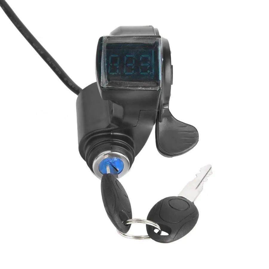 Электронный велосипед дроссельная заслонка ЖК дисплей цифровой переключатель