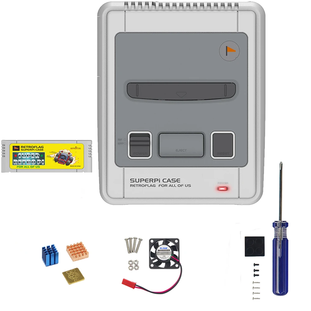 Чехол Retroflag SUPERPi чехол-J NESPi чехол с дополнительным игровым контроллером для Raspberry