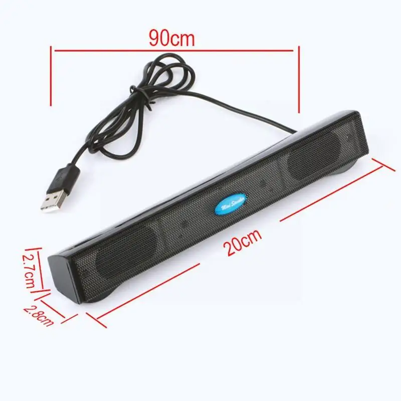 

USB Multimedia Mini Speaker Portable Sound For Desktop Computer Cable Laptop Notebook USB PC with Z5Z1