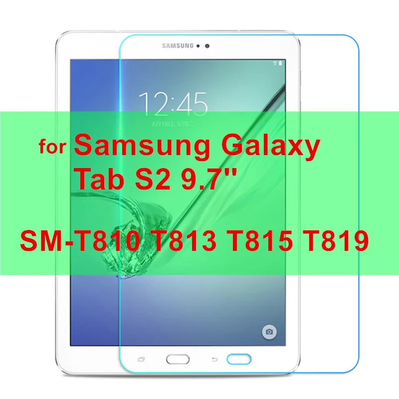 Tab S2 9.7 T810 С уровнем твердости 9H закаленное Стекло для Samsung Galaxy Tab S6 10,5 Экран протектор для Samsung Galaxy Tab S5E S4 S3 S2 S T830 T835 T720 T710 - Цвет: Tab S2 9.7 T810