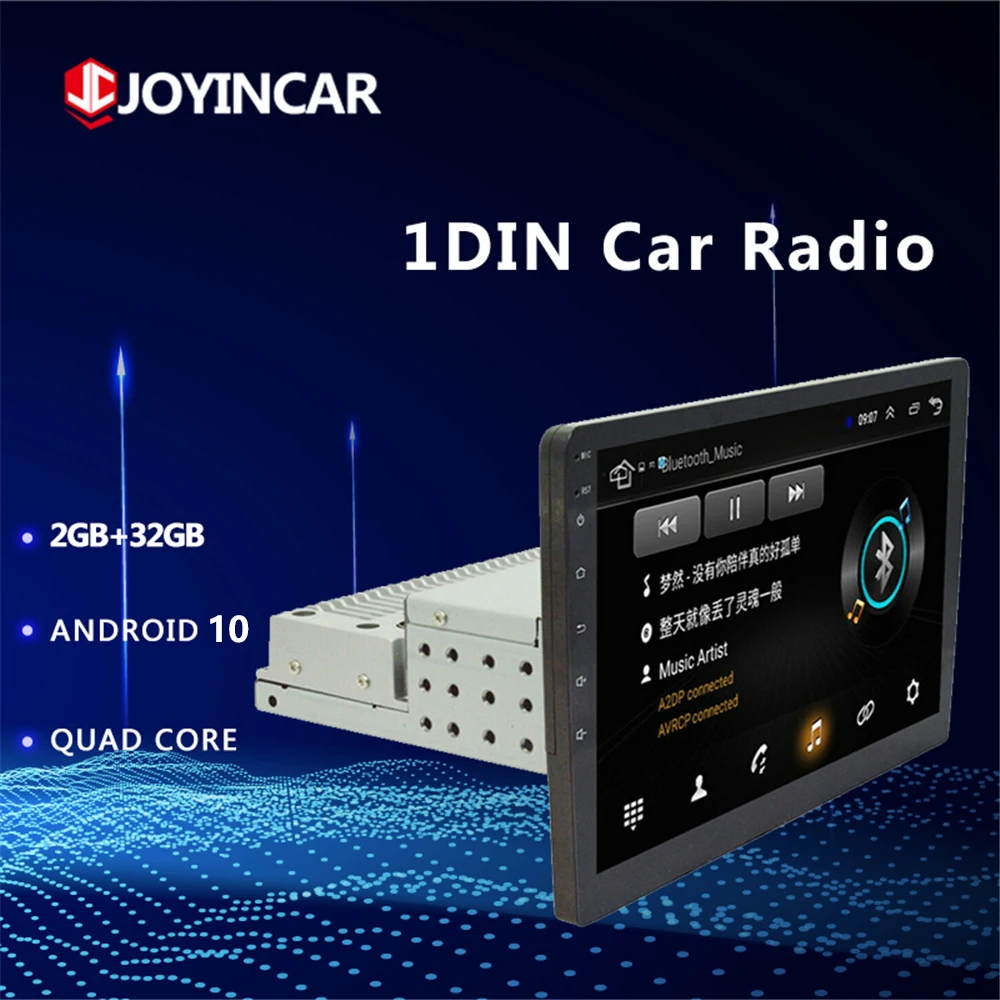 9" 10.1'' Android 10 Single Din Car Radio MP5 Player Stereo Video Universal Mirror Link GPS Navigation FM Head unit Quad Core |