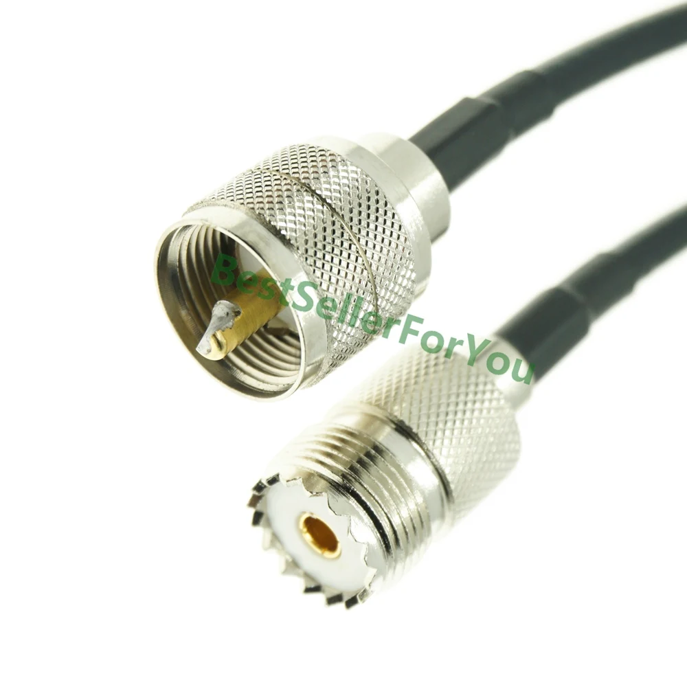 

Штекерный разъем UHF PL259-UHF коаксиальный кабель So239 RG58 выберите длину HAM WIFI