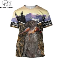 2021 summer hipster men t shirt beautiful pheasant hunting 3d printed harajuku short sleeve t shirt unisex casual tops tx0171