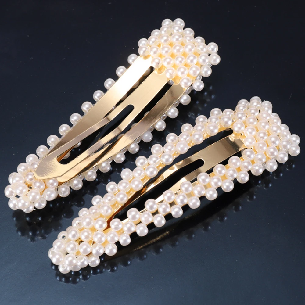 1/2 шт./комплект заколки для волос с искусственным жемчугом| |