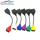 Новейший 6 цветов автомобильный OBD2 разъем Диагностический кабель адаптера для FiatECUScan и Multiecuscan для Fiat для LANCIA
