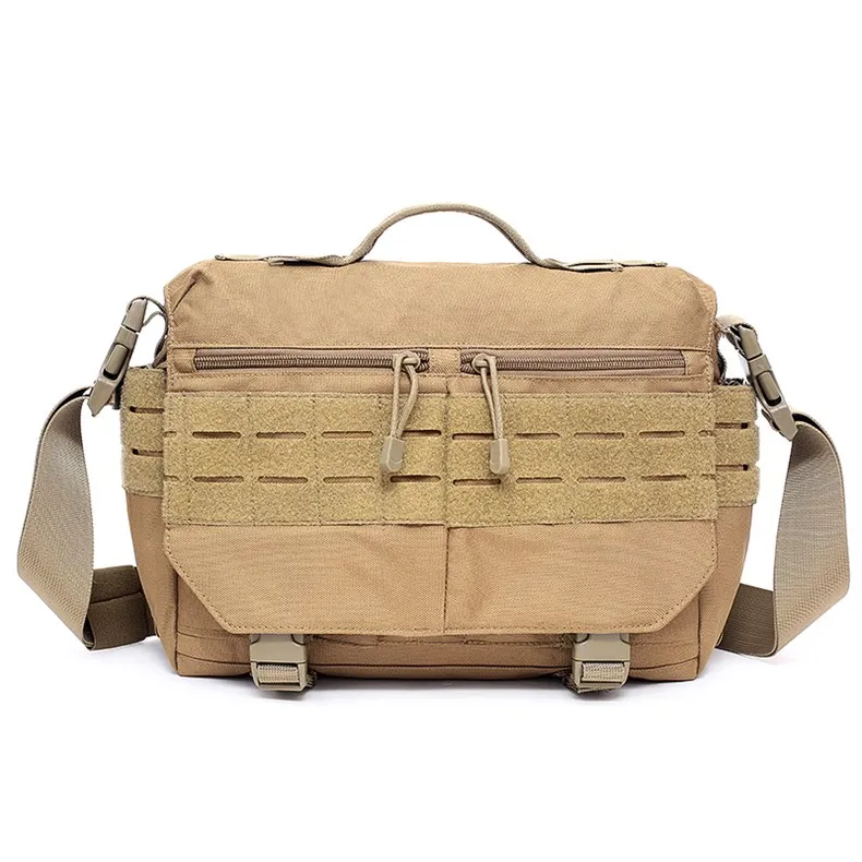 Army Fans Tactical Messenger Bag 1000D Nylon Wearproof Cross Body Bags Outdoor Climbing Camp Travel Hiking Shoulder Bag Rucksack