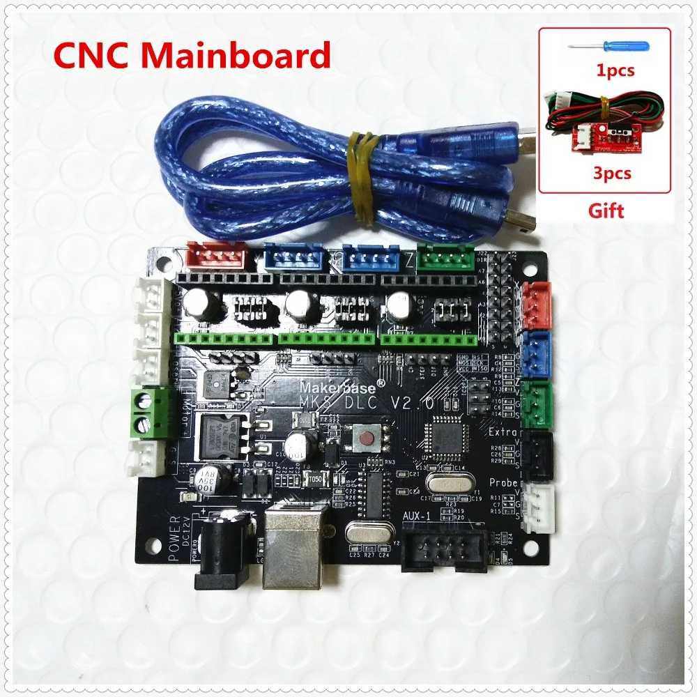 MKS DLC v2.0 GRBL ЧПУ лазерная материнская плата DIY ЧПУ секционная плата 3 оси шаговый Драйвер контрольная карта для лазерной гравировки