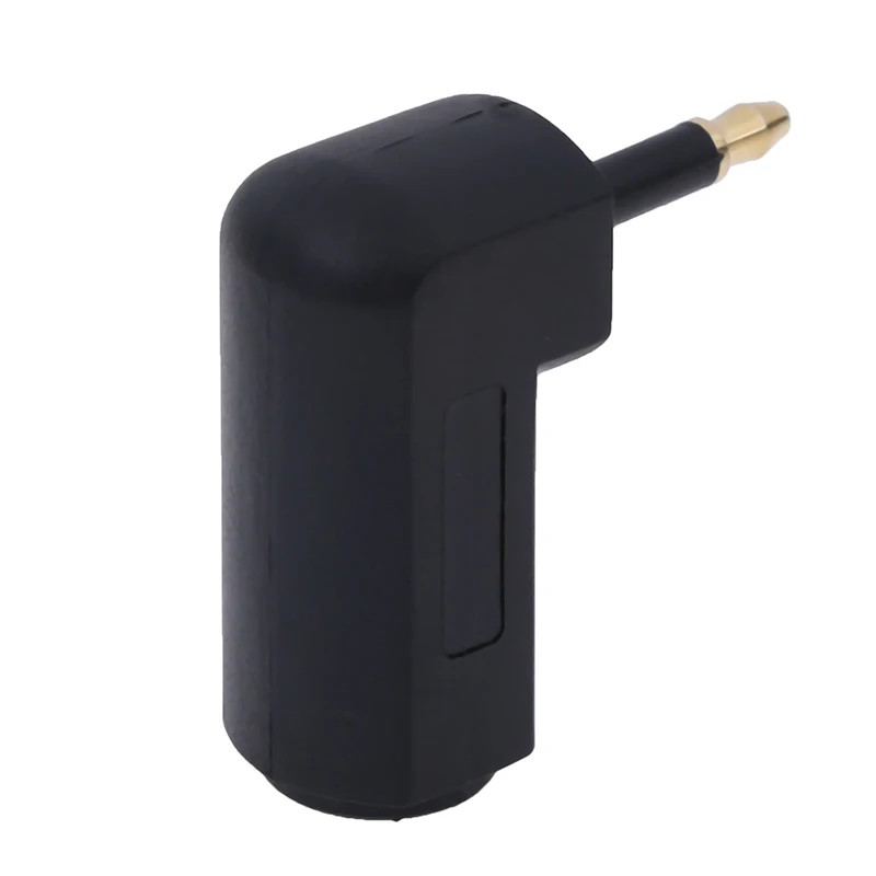 

Digital Optical 3.5mm Female To Male Mini Audio Adapter Right Angle Connector For Toslink Cable