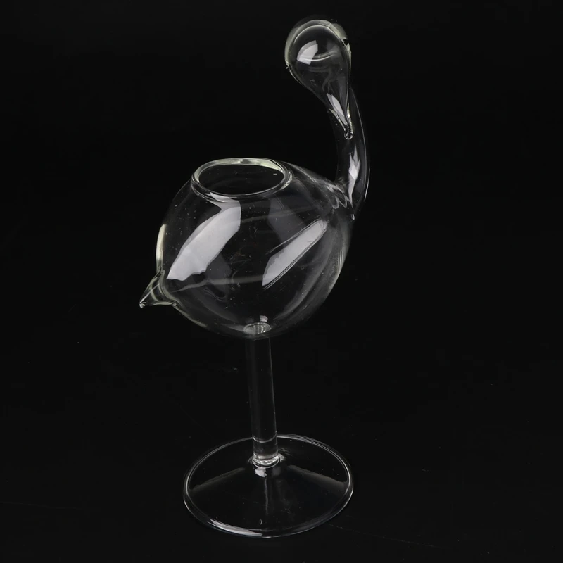 

Red Wine Goblet Wine Cocktail Glasses 180ml Swan Shape Wine Glass Party Barware Drinkware