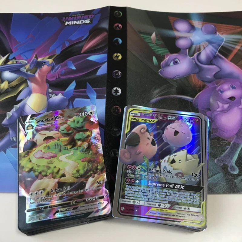 

60pcs/set Pokemon Shining Cards English V VMAX EX GX TAKARA TOMY Trading Battle Game Card Collection Give Collect Card Books