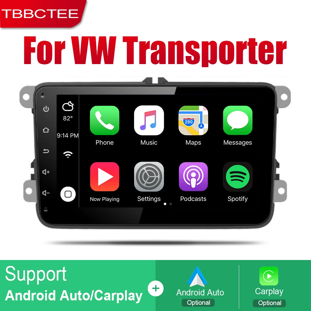TBBCTEE Авто Радио 2 Din Android Автомобильный плеер для Volkswagen VW Transporter 2010 ~ 2018 gps Навигация