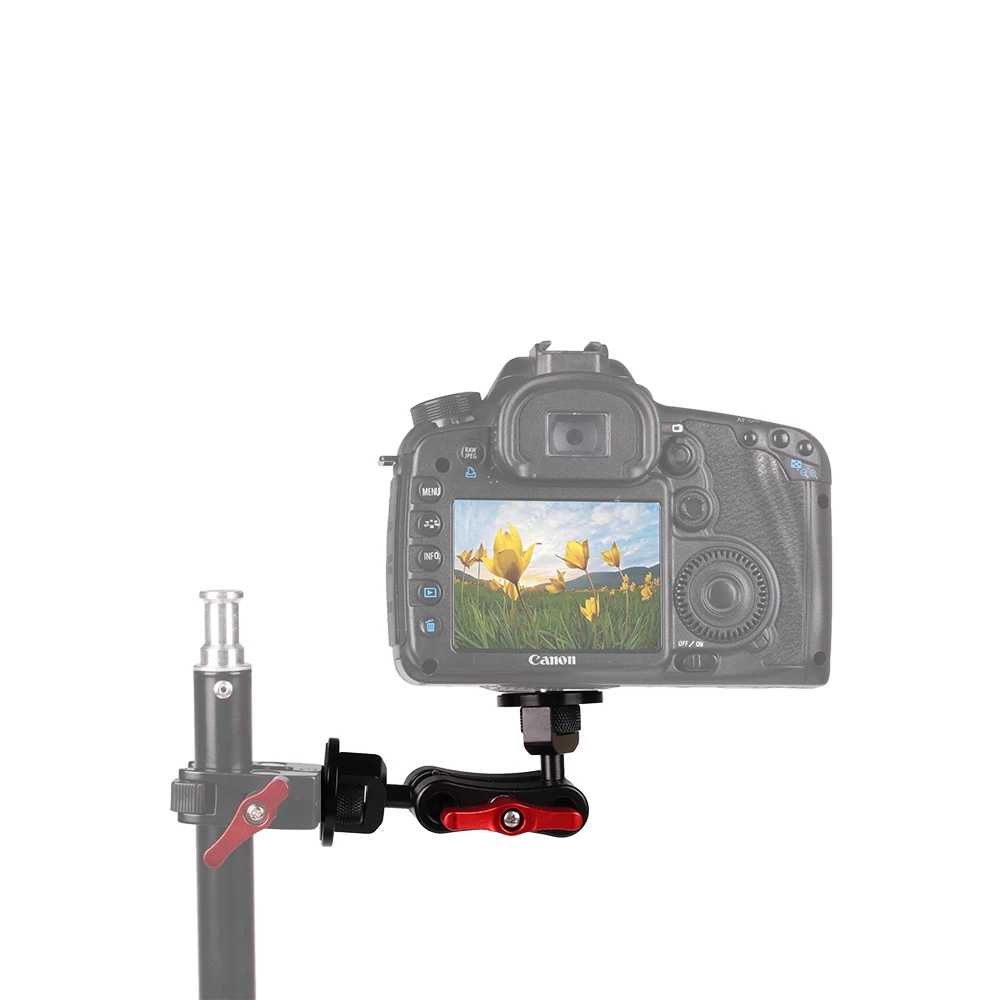 Портативный адаптер с двойной шаровой головкой для крепления обуви гибкий