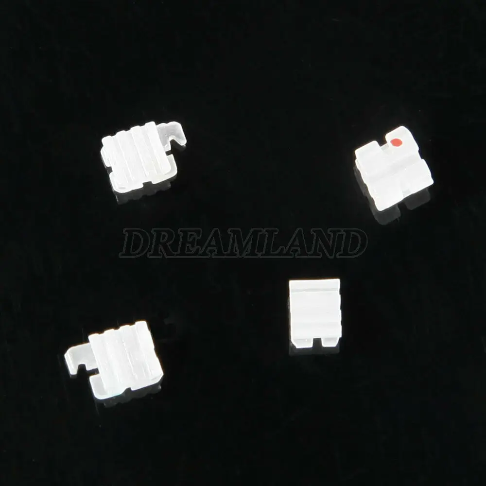 20 шт./компл. стоматологический Керамика подтяжки кронштейн Ортодонтическое